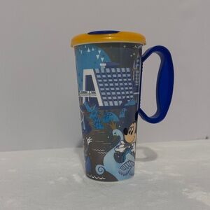 Walt Disney World Parks 50th Anniversary Resort Blue Refillable Cup / Mug